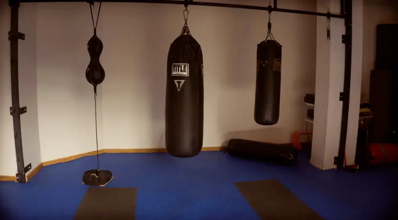 best place to hang a heavy bag