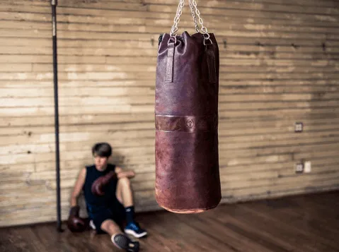 Image result for Ringside Large Leather Heavy Bag:Â 200lbs