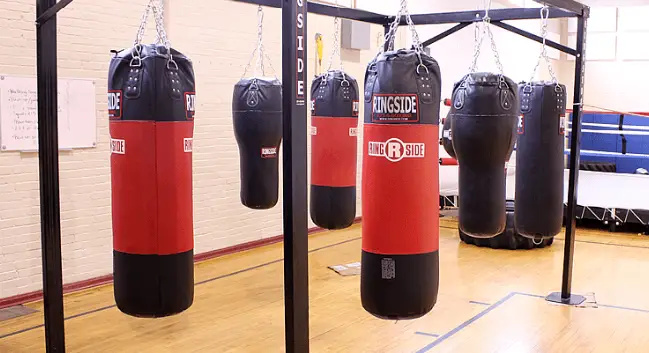 different punching bags