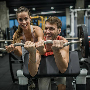 Cambered discount bar curl