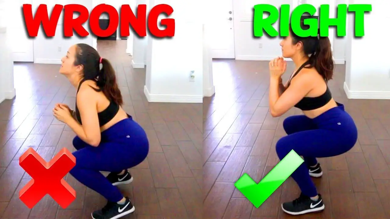 how to squat correctly using a squat rack and chin up bar