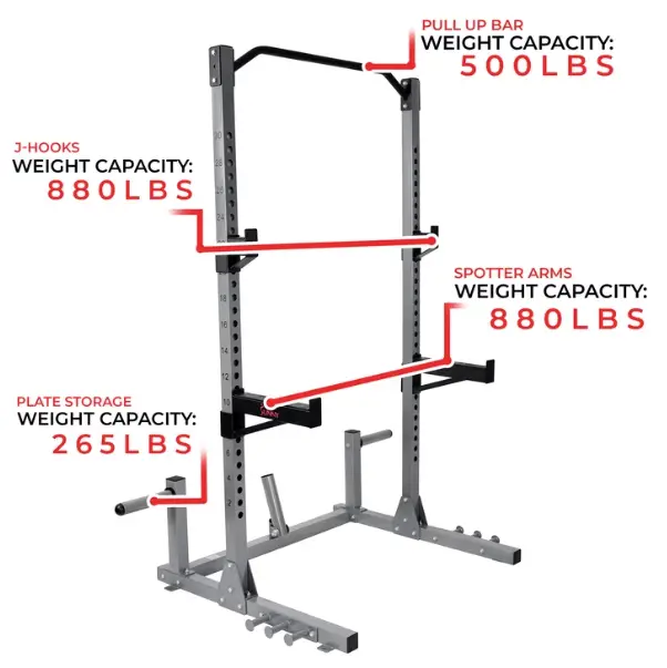 top squat rack with chin up bar