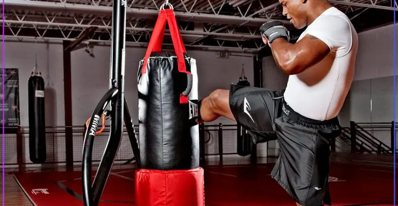 pull up punching bag stand