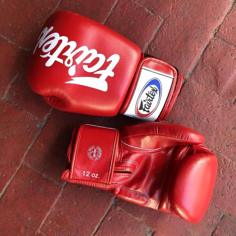 Fairtex Muay Thai Style Training Sparring Gloves - Best boxing training gloves