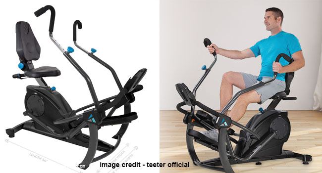 teeter recumbent exercise bike