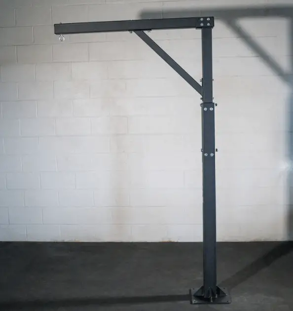 portable compact apartment punching bag stand