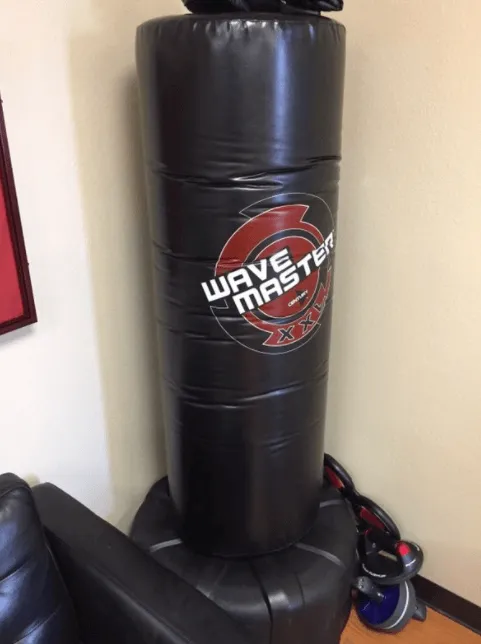 using a punching bag without hanging it